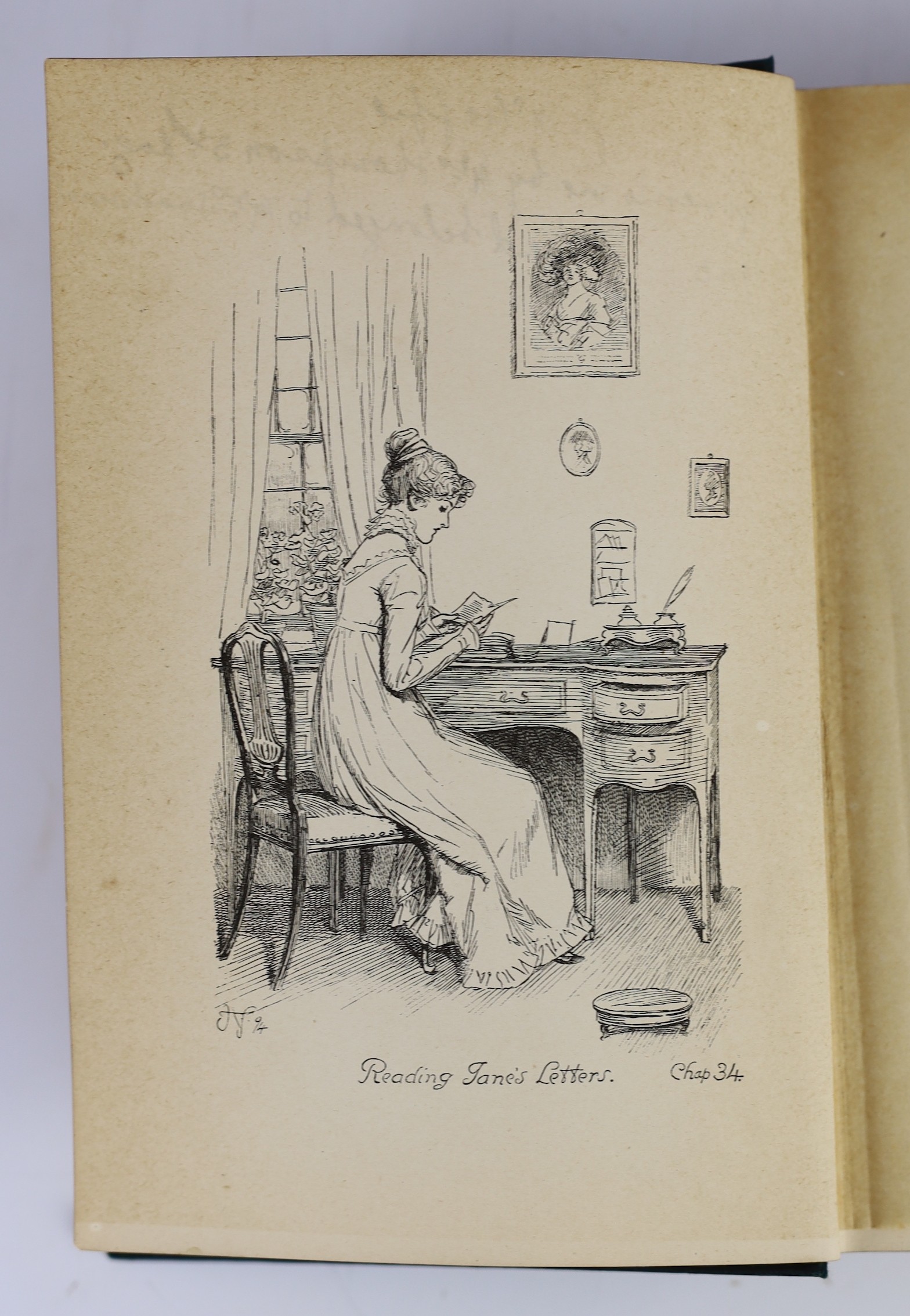 Austen, Jane - Pride and Prejudice, illustrated by Hugh Thomson, the “Peacock edition’’, 8vo, original cloth gilt, George Allen, London, 1894